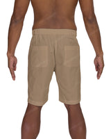 Slim Elastic Back Shorts