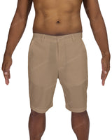 Slim Elastic Back Shorts