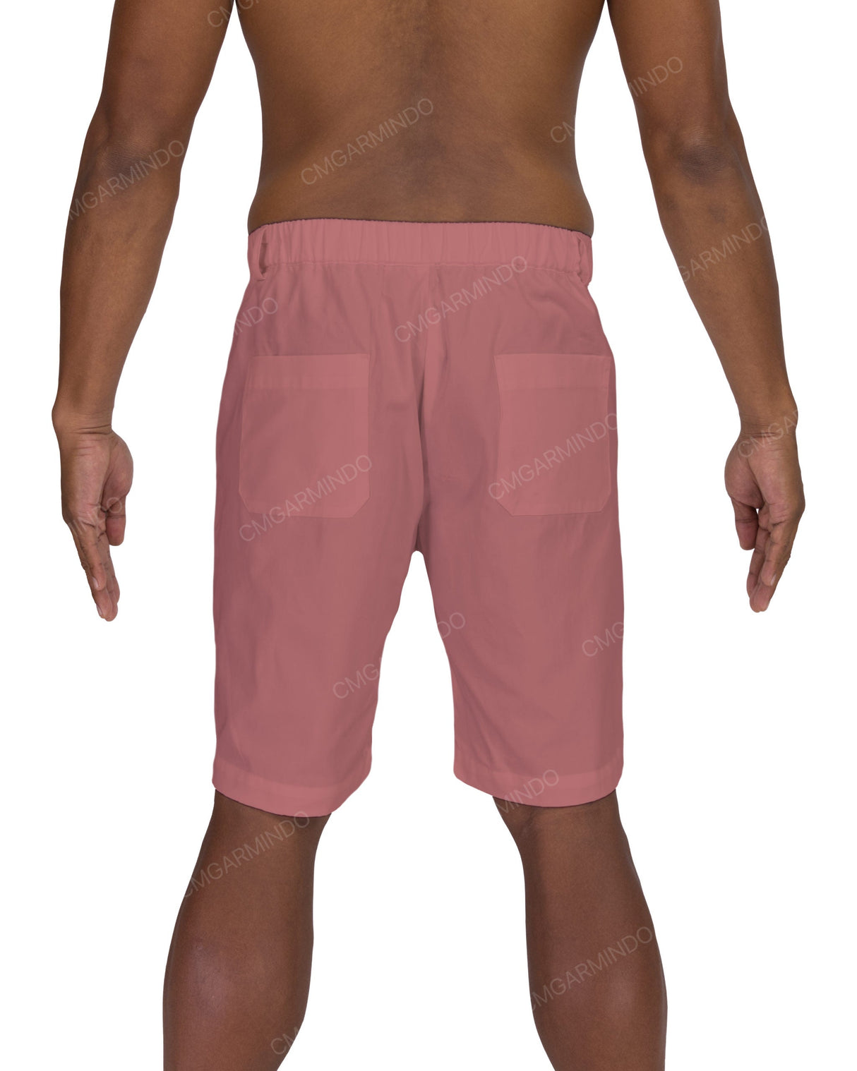 Slim Elastic Back Shorts