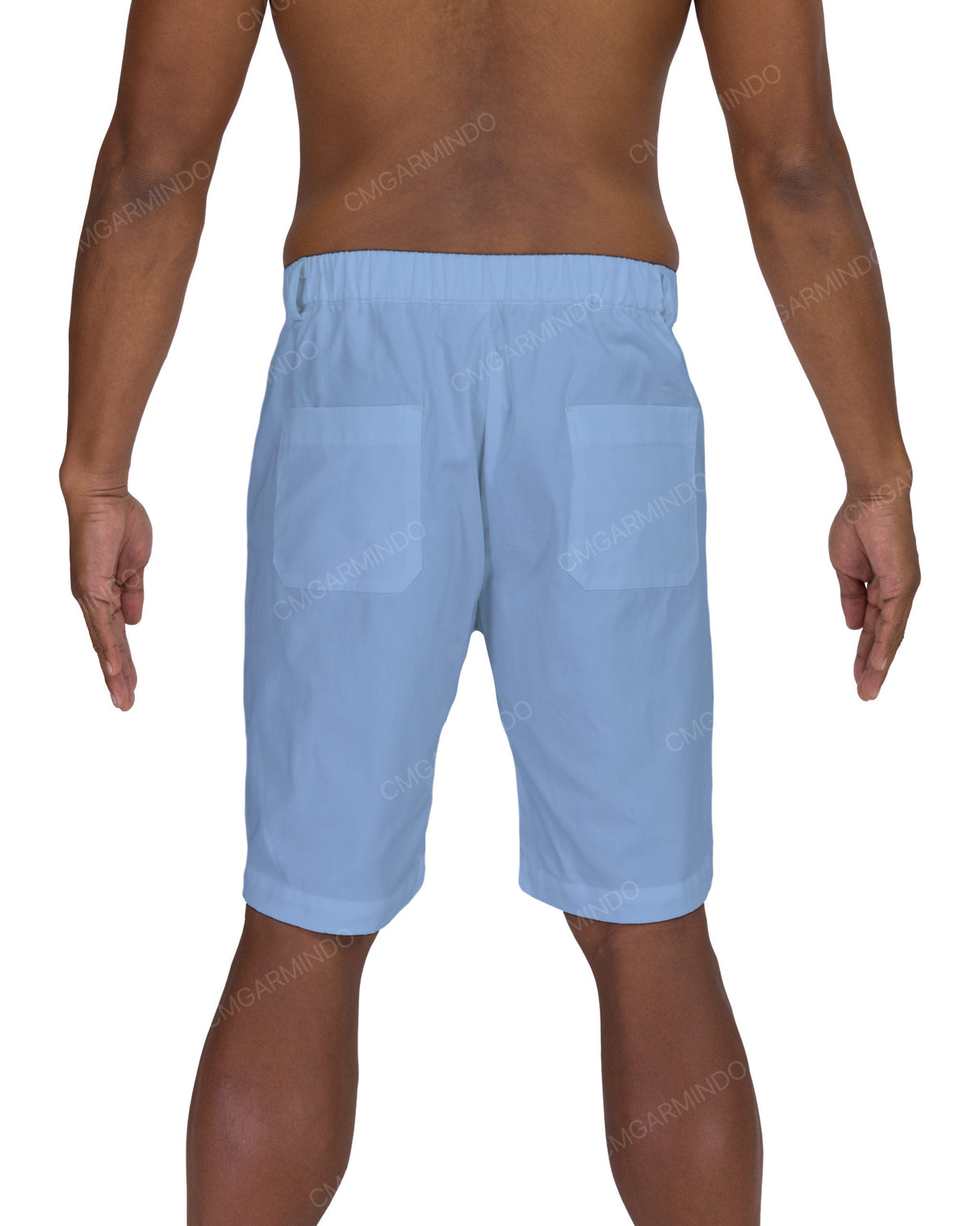 Slim Elastic Back Shorts