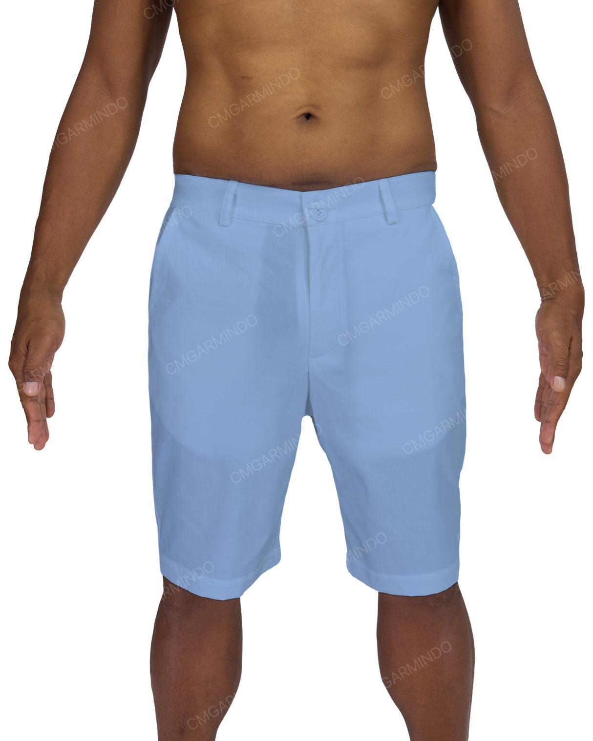 Slim Elastic Back Shorts