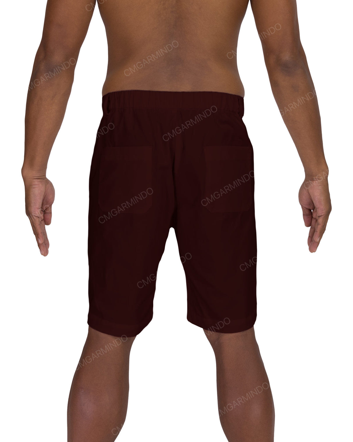 Slim Elastic Back Shorts