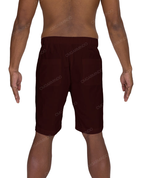 Slim Elastic Back Shorts