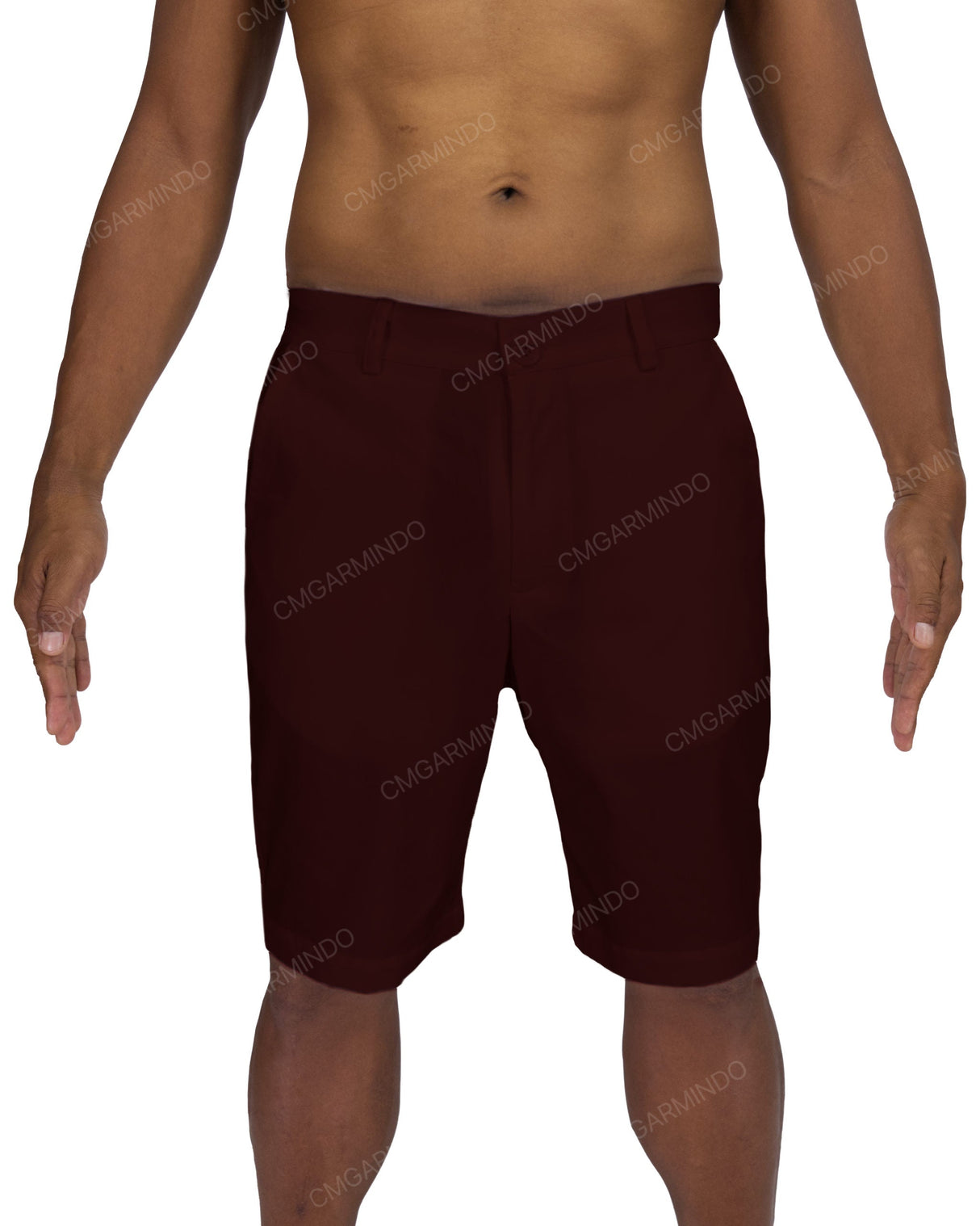 Slim Elastic Back Shorts