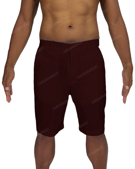 Slim Elastic Back Shorts