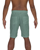 Slim Elastic Back Shorts