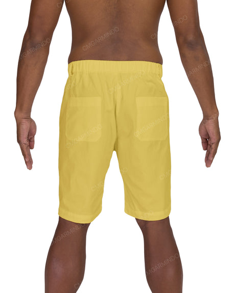 Slim Elastic Back Shorts