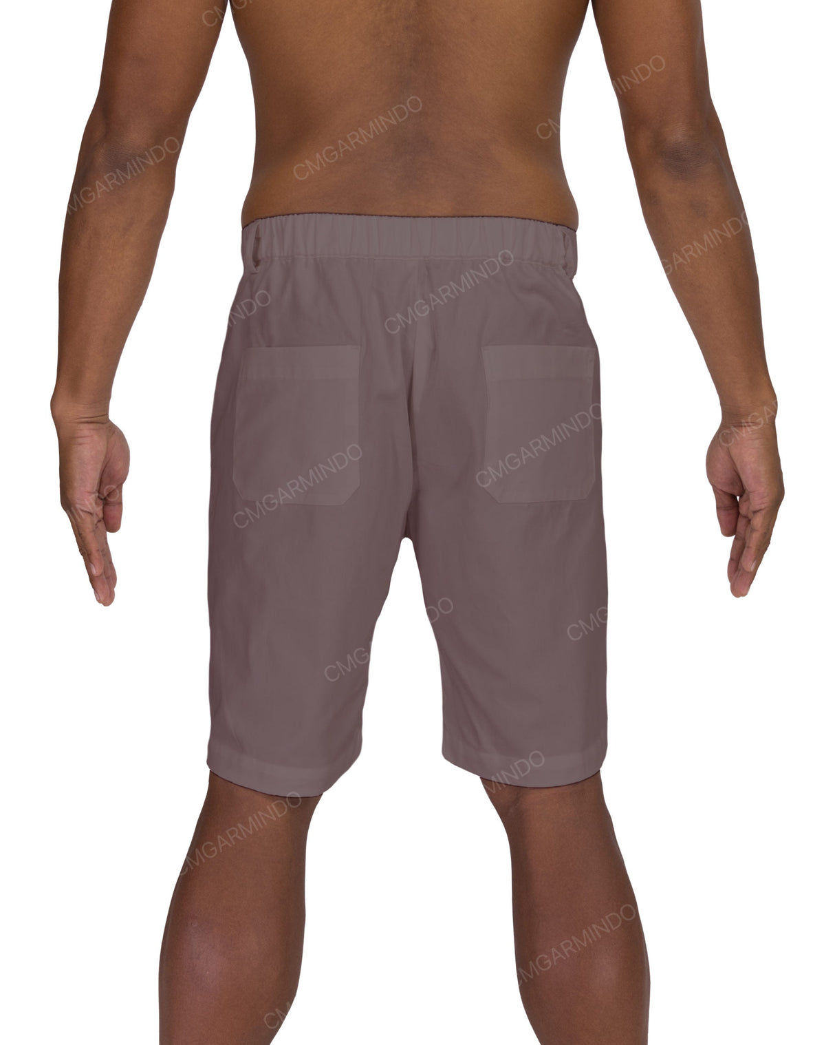 Slim Elastic Back Shorts