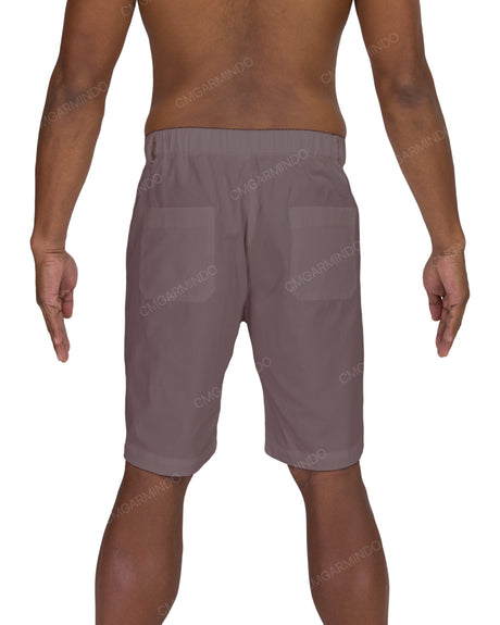 Slim Elastic Back Shorts
