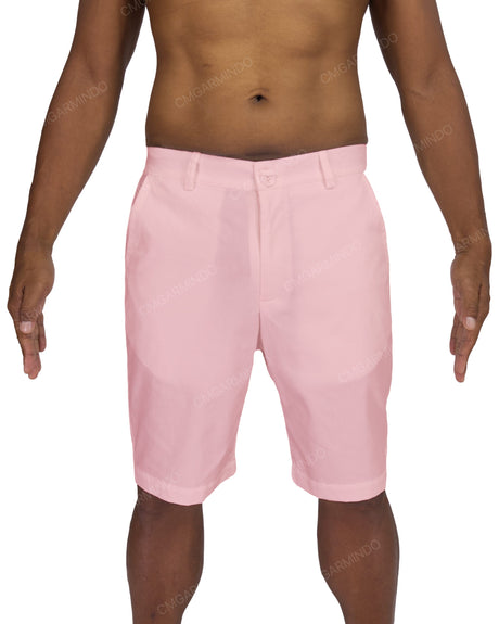 Slim Elastic Back Shorts