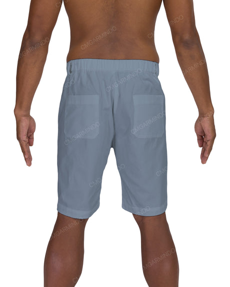 Slim Elastic Back Shorts