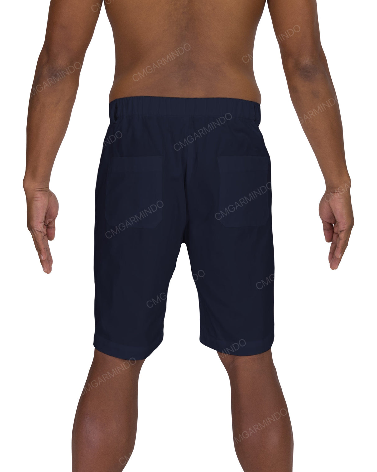 Slim Elastic Back Shorts