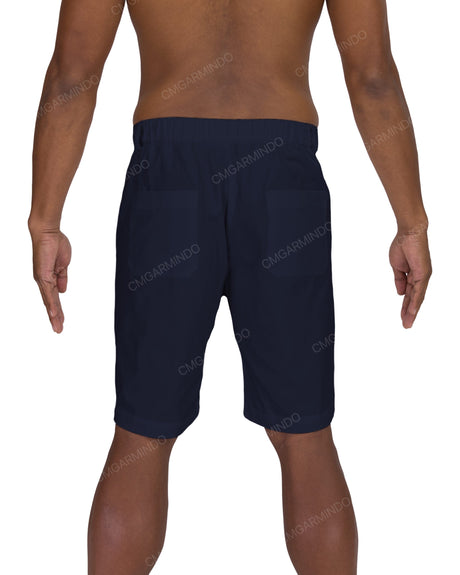 Slim Elastic Back Shorts