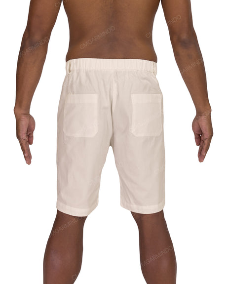 Slim Elastic Back Shorts