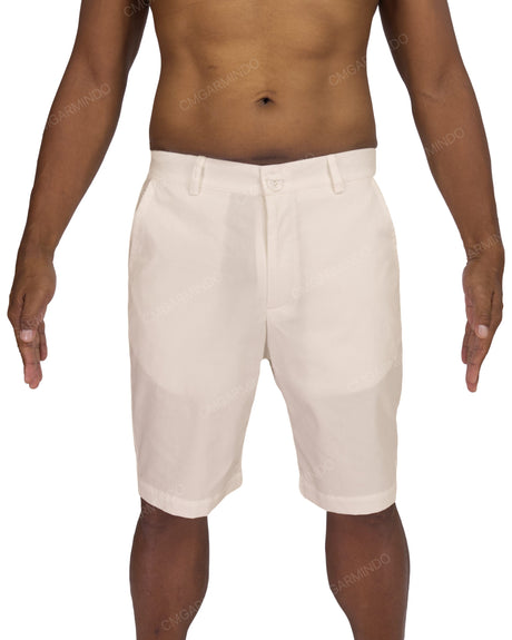 Slim Elastic Back Shorts