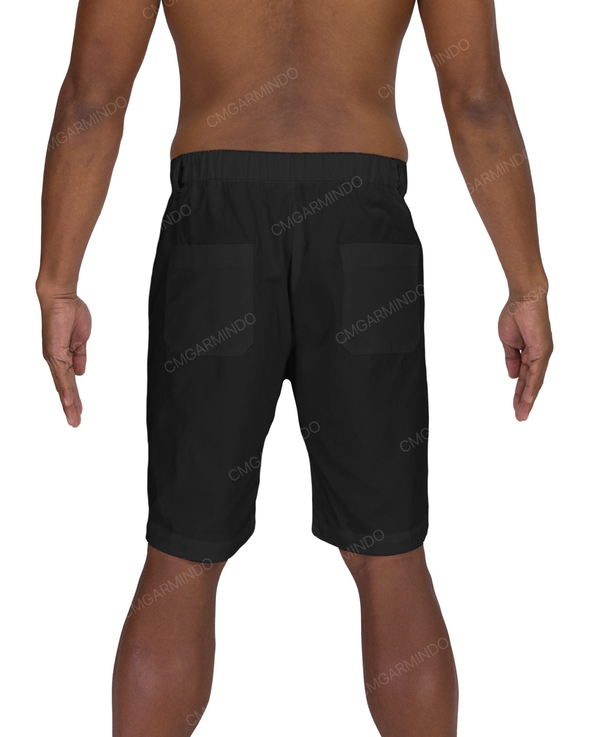 Slim Elastic Back Shorts