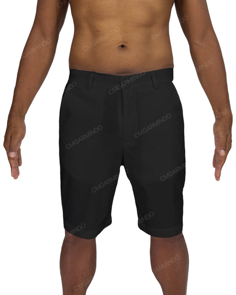Slim Elastic Back Shorts