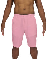 Slim Elastic Back Shorts