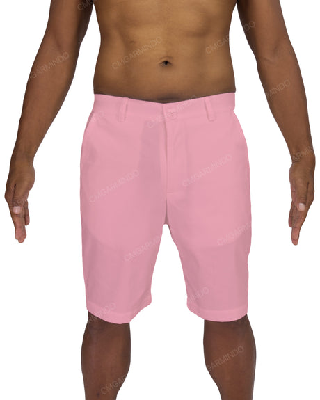 Slim Elastic Back Shorts
