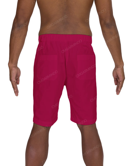 Slim Elastic Back Shorts