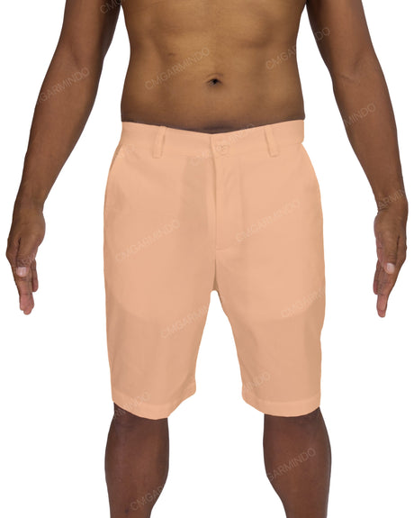 Slim Elastic Back Shorts
