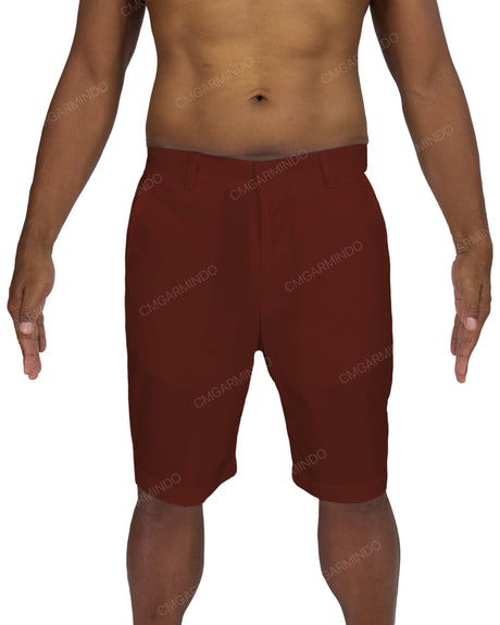 Slim Elastic Back Shorts