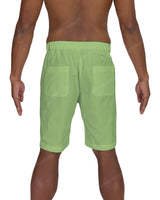 Slim Elastic Back Shorts