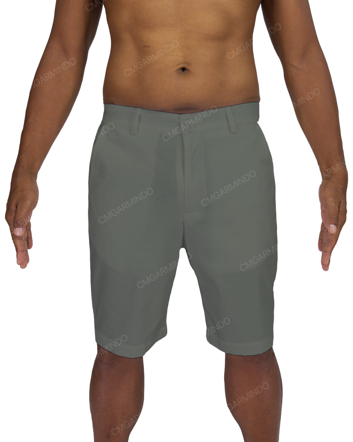 Slim Elastic Back Shorts