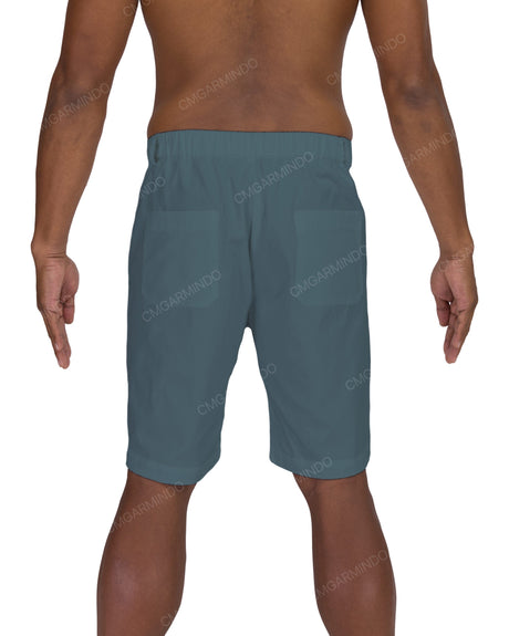 Slim Elastic Back Shorts