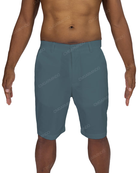 Slim Elastic Back Shorts