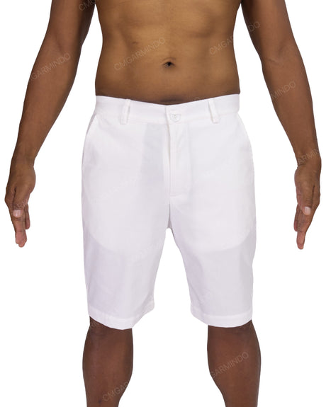 Slim Elastic Back Shorts