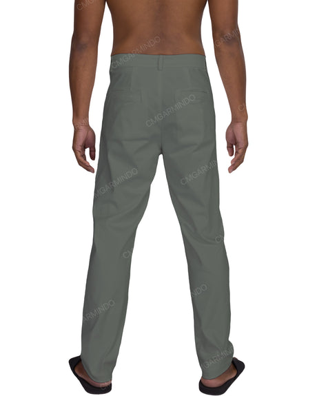 Slim Fixed Waist Pants