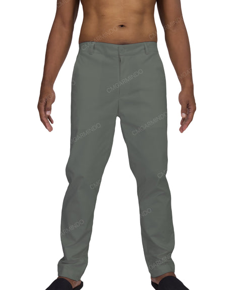 Slim Fixed Waist Pants