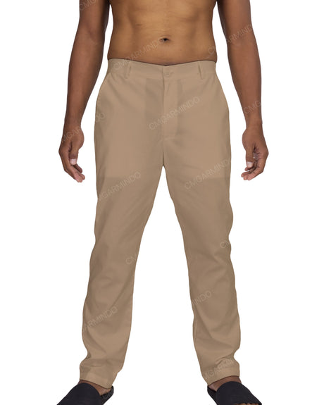 Slim Elastic Back Pants