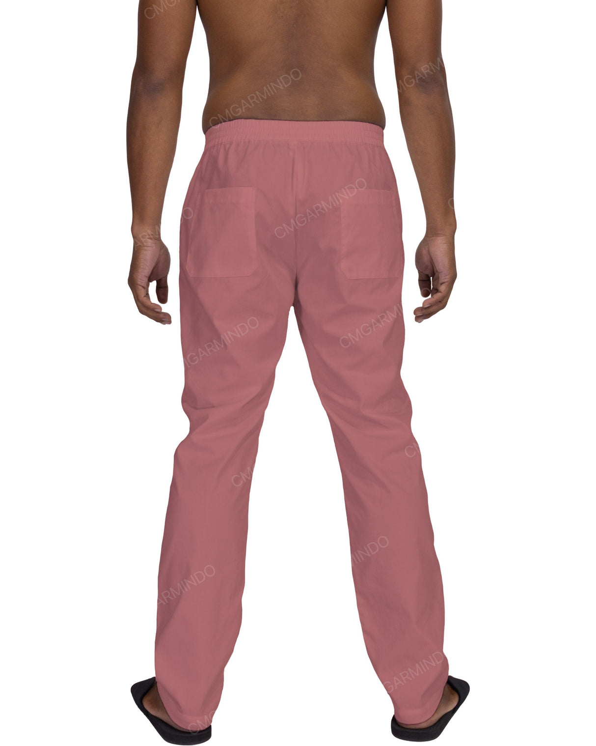 Slim Elastic Back Pants