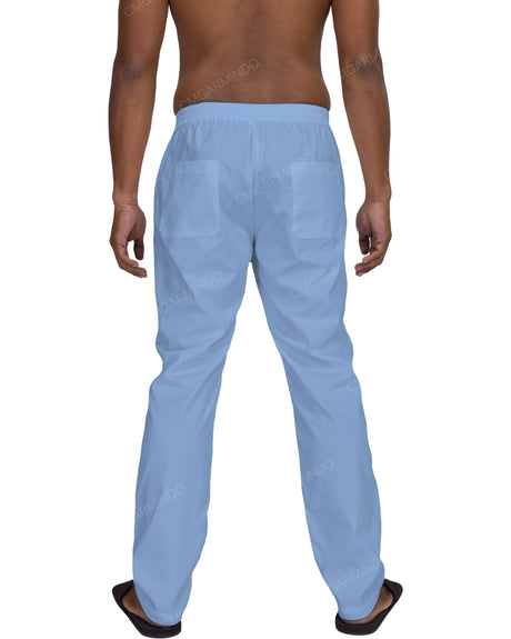Slim Elastic Back Pants