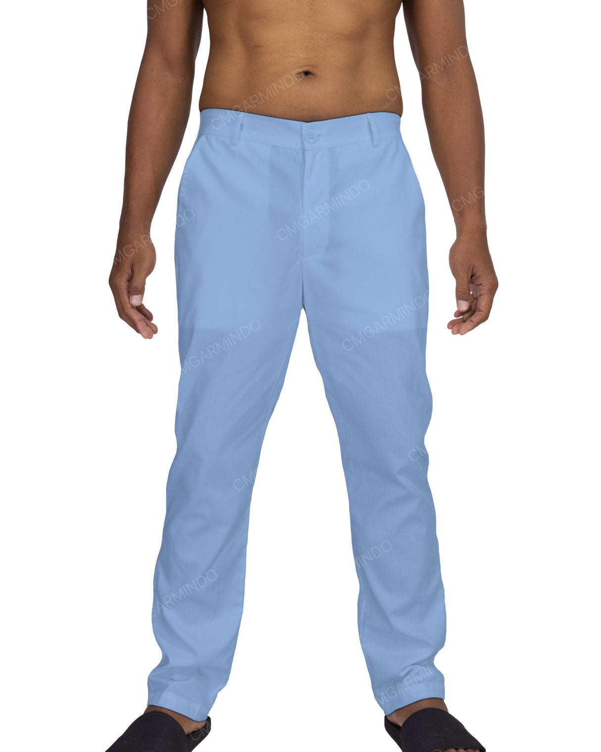 Slim Elastic Back Pants