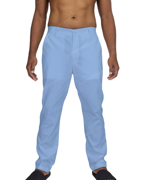 Slim Elastic Back Pants