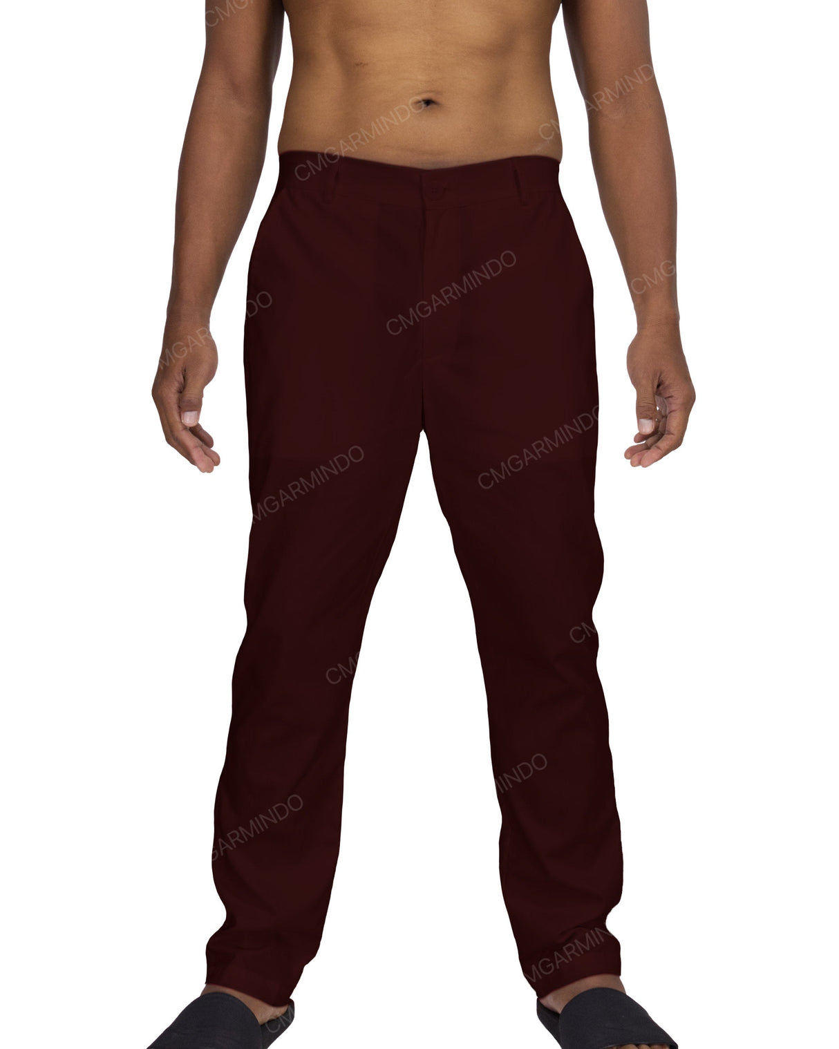 Slim Elastic Back Pants