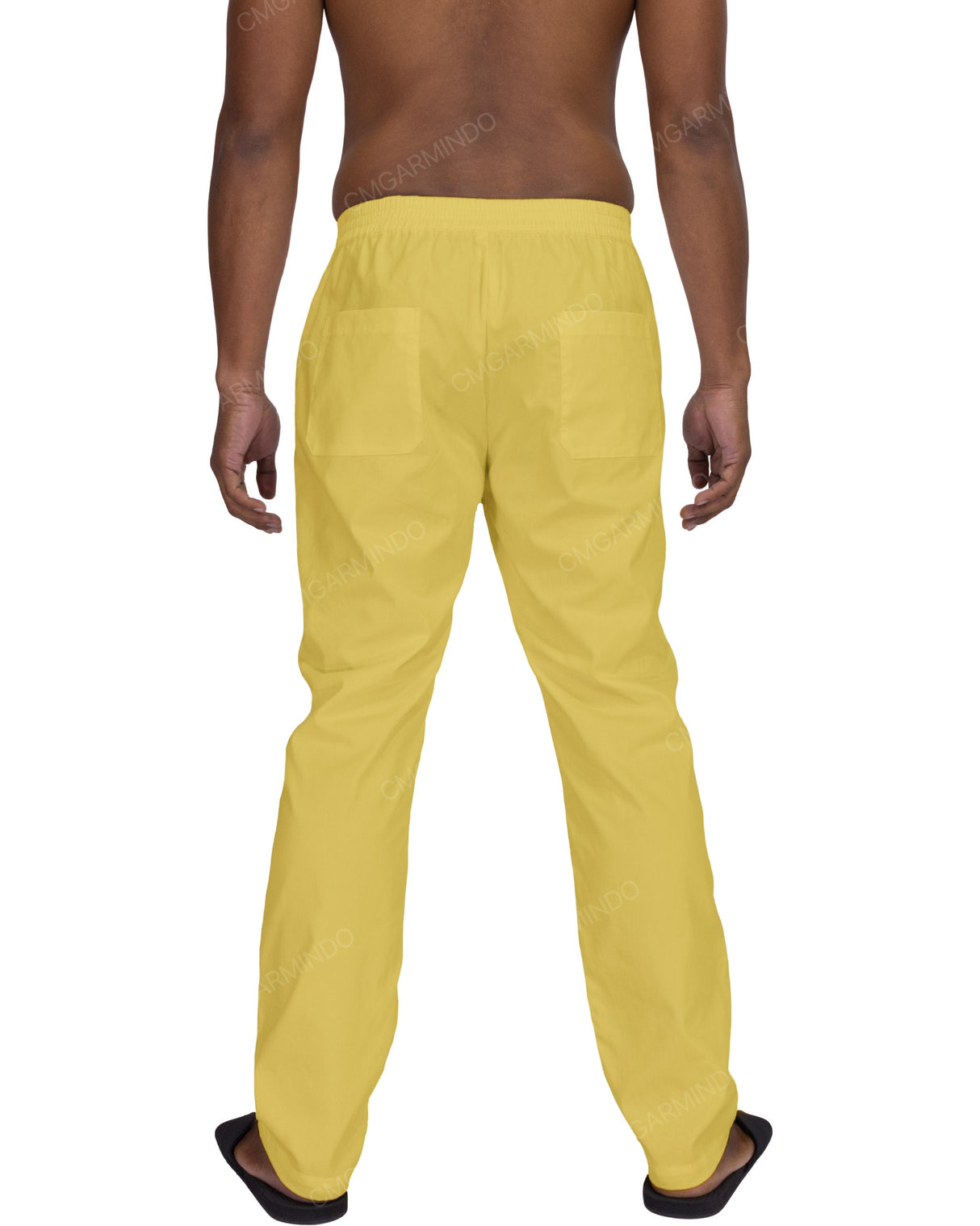 Slim Elastic Back Pants
