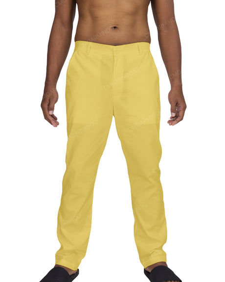 Slim Elastic Back Pants