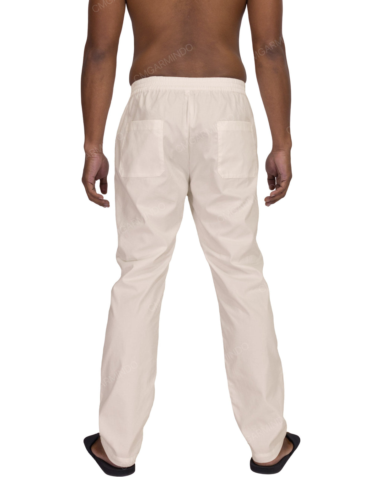 Slim Elastic Back Pants