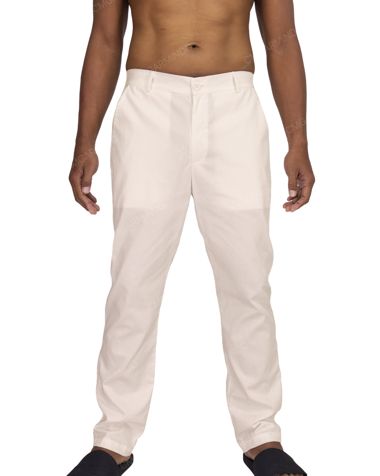 Slim Elastic Back Pants