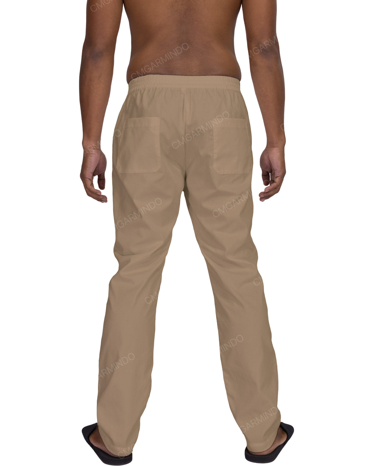 Slim Elastic Back Pants