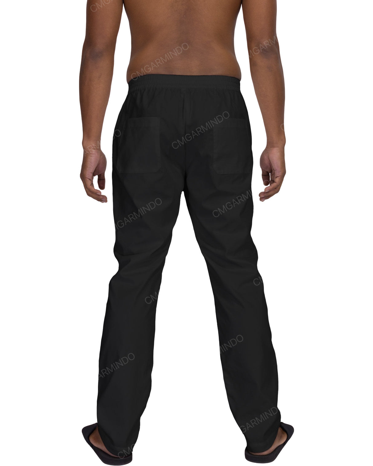 Slim Elastic Back Pants