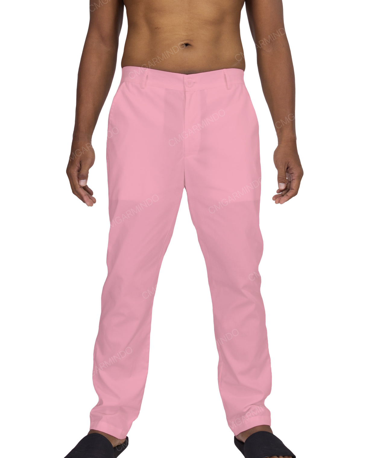 Slim Elastic Back Pants