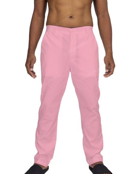 Slim Elastic Back Pants