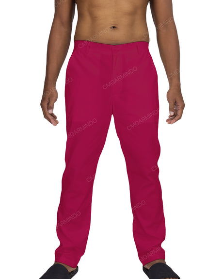 Slim Elastic Back Pants