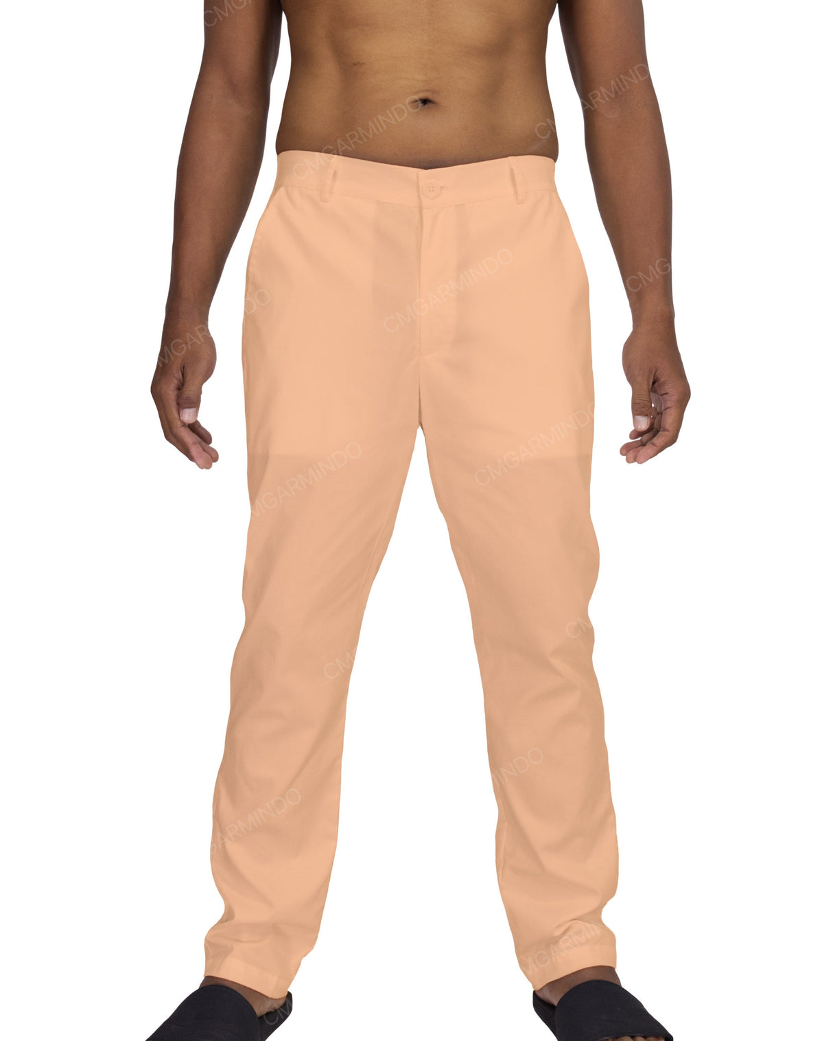 Slim Elastic Back Pants