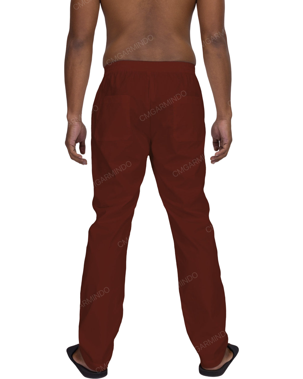 Slim Elastic Back Pants